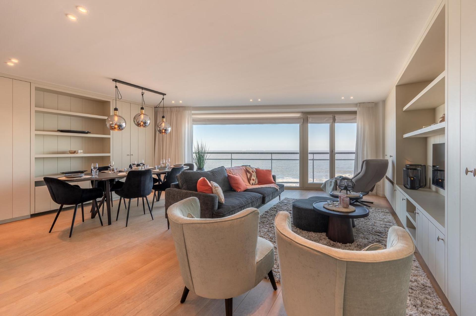 7E Verdiep Appartement Op De Zeedijk In Knokke Voor Max 6 Personen Zewnętrze zdjęcie