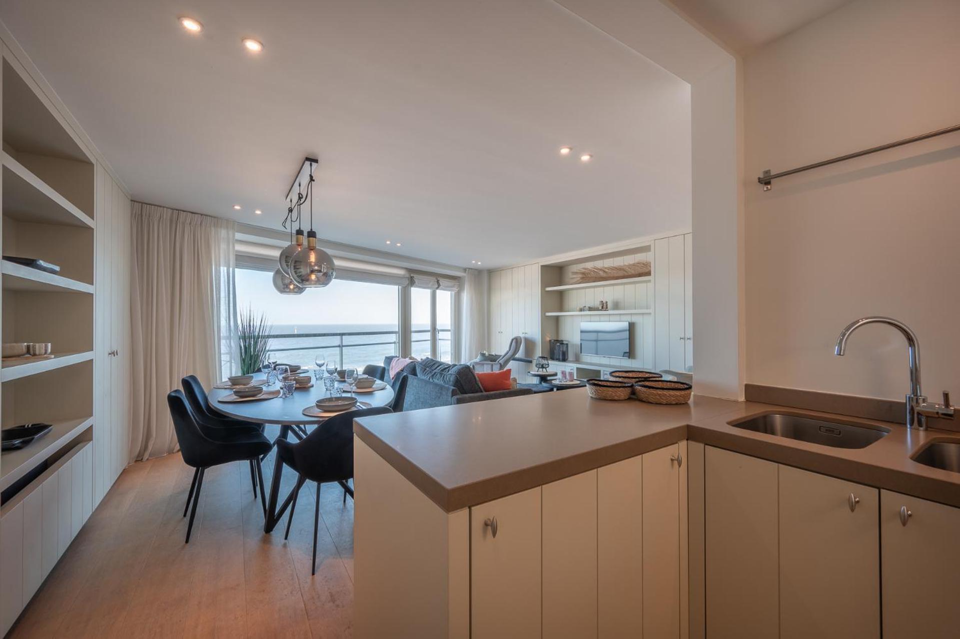 7E Verdiep Appartement Op De Zeedijk In Knokke Voor Max 6 Personen Zewnętrze zdjęcie